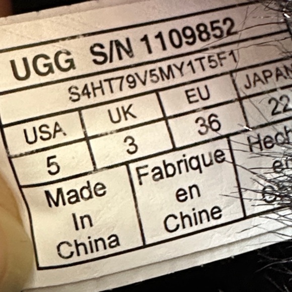 UGG Cathie Suede Genuine Sheepskin Lined Short Boots / SZ5 - Picture 9 of 13